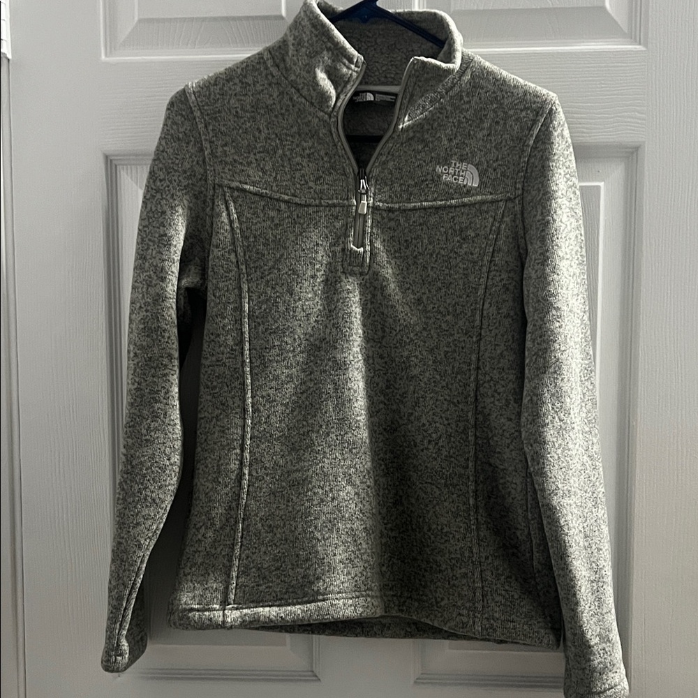 The North Face Heather Gray Fleece Jacket
